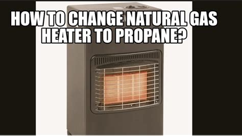 convert wall heater from natural gas to propane